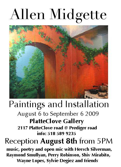 Allan Midgette, Sylvie Degiez, Wayne Lopes, Platteclove, Hudson valley arts,